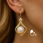 قیمت و خرید گوشواره مروارید مولتی‌کالر ترک💎کیفیت عالی | خاص و شیک