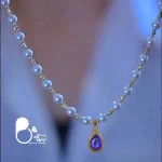 قیمت و خرید گردنبند با سنگ اصل از سایت بیوتی