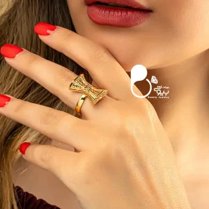 قیمت و خرید انگشتر پاپیون نگین میکرو💎کیفیت عالی، برند اصلی، خاص و شیک بیوتی
