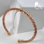 قیمت و خرید ست دستبند و گوشواره خاویاری ژوپینگ💎آبکاری طلا، کیفیت عالی، برند اصلی، خاص و شیک