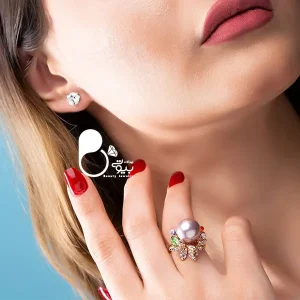 قیمت و خرید انگشتر مروارید مولتی کالر 💎کیفیت عالی، برند اصلی، خاص و شیک بیوتی