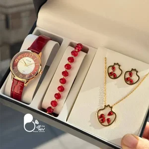 ست ساعت یلدایی بیوتی💎خوش‌رنگ، شیک، کیفیت عالی🍉 تخفیف ویژه شب یلدا