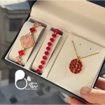 ست ساعت یلدایی ون کلیف💎خوش‌رنگ، شیک، کیفیت عالی🍉 تخفیف ویژه شب یلدا
