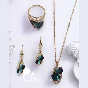 قیمت و خرید سرویس اتریشی زمردی یاقوتی 💎وارداتی، کیفیت عالی | طرح اسپرت، ساده و شیک