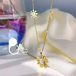 هدیه روز مادر گردنبند گل بابونه