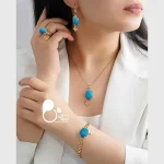 ست کامل آویز پروانه با تخفیف💎فروشگاه زیورآلات بیوتی