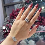 قیمت و خرید ست مار وارداتی ترکیه نقره ای 💎ست جواهری نماد قدرت و جذابیت زنانه (حراج ویژه، فری‌سایز) از سایت بیوتی