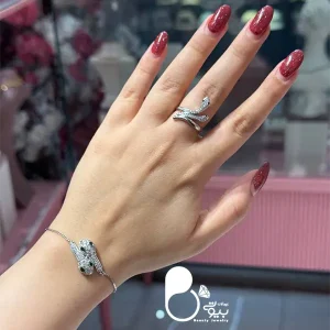 قیمت و خرید ست مار وارداتی ترکیه💎ست جواهری نماد قدرت و جذابیت زنانه (حراج ویژه، فری‌سایز) از سایت زیورآلات بیوتی