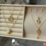 قیمت و خرید گردنبند نگینی کره ای حراجی با تخفیف💎استیل خاص در دو طرح متفاوت