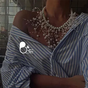 قیمت و خرید گردنبند مروارید فشن ترک با تخفیف💎گردنبند مرواریدی خاص و ترند زنانه