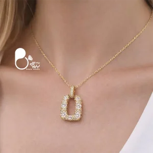 قیمت و خرید گردنبند درنیکا ترک نگین دار استیل رنگ ثابت مثل طلا