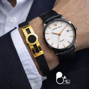 ست ساعت مردانه آرمانی حراجی اسپرت💎کیفیت عالی + دستبند اشانتیون (حراج روز مرد)