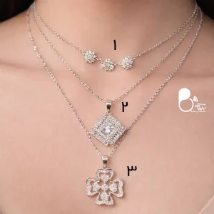 قیمت و خرید گردنبند اتریشی حراجی با تخفیف💎استیل خاص در سه طرح متفاوت