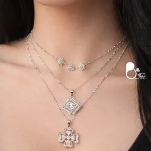 قیمت و خرید گردنبند اتریشی حراجی با تخفیف💎استیل خاص در سه طرح متفاوت
