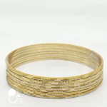 النگو یک میل هندی کپی طلا💎پک 12 عددی سایزبندی کامل