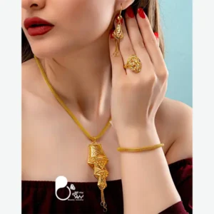 ست کامل طرح بحرینی💎کپی طلا | شیک، خاص