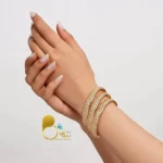 النگوی پهن بدل رنگ ثابت مثل طلا