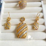 ست طرح زیتونی اعلا مثل طلا تخفیف ویژه💎رنگ ثابت | شیک، خاص