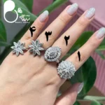 انگشتر بحرینی طرح طلا حراجی کپی طلا با تخفیف به علت تک سایز💎براق و فوق‌العاده شبیه طلا