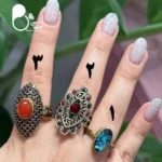 انگشتر مارکزیت حراجی بیوتی طلا با تخفیف به علت تک سایز💎براق و فوق‌العاده شبیه طلا