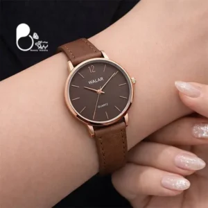 ساعت دخترانه بند چرمی walar | شیک و خاص | با تخفیف