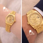 ست ساعت رولکس زنانه مردانه💎 لوکس، خاص و شبیه ساعت‌های طلا.
