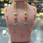 خرید نیم ست گردنبند و گوشواره دوریکا سرخ برند ژوپینگ