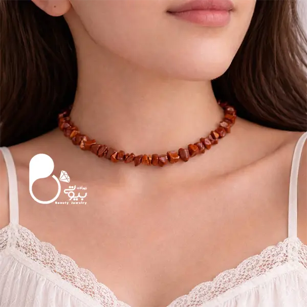 طوق با سنگ جاسپر اصل با تخفیف ویژه💎رنگ خاص و عجیب دارای انرژی طوق با سنگ جاسپر اصل با تخفیف ویژه💎رنگ خاص و عجیب دارای انرژی