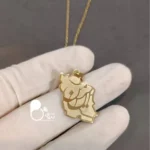 گردنبند ایران من جدید با متن عاشقانه ایران من💎رنگ ثابت، روکش طلا