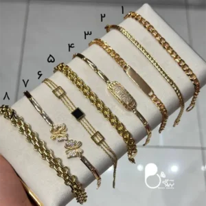 دستبند اسپرت با 8 طرح متفاوت خاص کپی طلا💎 تخفیف ویژه