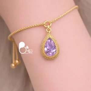 دستبند آماتیس رویال کپی نقره💎 با روکش طلا، وارداتی و خاص