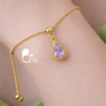 دستبند آماتیس رویال کپی نقره💎 با روکش طلا، وارداتی و خاص