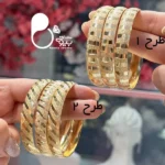 النگو حراجی بیوتی کپی طلا تخفیف دار💎رنگ ثابت کپی طلا
