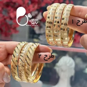 النگو حراجی بیوتی کپی طلا تخفیف دار💎رنگ ثابت کپی طلا