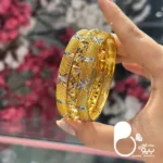 النگو حراجی بیوتی کپی طلا تخفیف دار💎رنگ ثابت کپی طلا