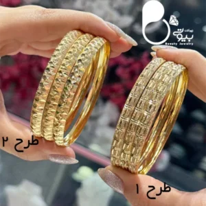 النگو حراجی بیوتی کپی طلا تخفیف دار💎رنگ ثابت کپی طلا