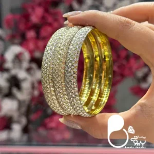 النگو حراجی بیوتی کپی طلا تخفیف دار💎رنگ ثابت کپی طلا
