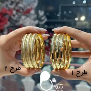 النگو حراجی بیوتی کپی طلا تخفیف دار💎رنگ ثابت کپی طلا