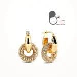 گوشواره دیاموند ژوپینگ 💎زیورآلات بیوتی