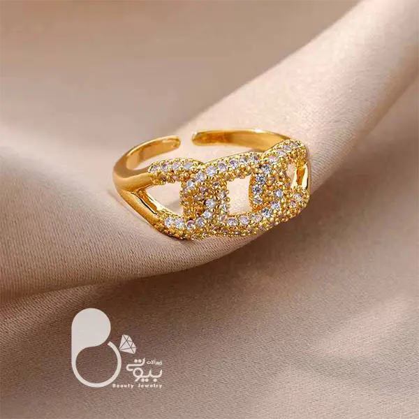 انگشتر کارتیر نگین میکرو💎زیورآلات بیوتی انگشتر کارتیر نگین میکرو💎زیورآلات بیوتی