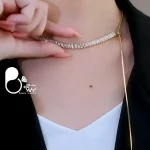 گردنبند تنیسی آسانسوری 💎 زیورآلات بیوتی