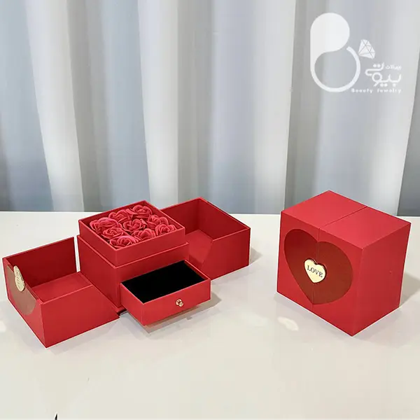 باکس گل رز عشق جاودان💎فروشگاه زیورآلات بیوتی باکس گل رز عشق جاودان💎فروشگاه زیورآلات بیوتی
