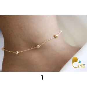 پابند مرواریدی بافت دیپلمات💎فروشگاه زیورآلات بیوتی