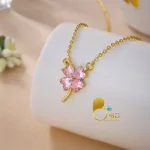 گردنبند شبدر وارداتی💎فروشگاه زیورآلات بیوتی