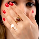 انگشتر عقیق💎 زیورآلات بیوتی