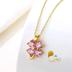 گردنبند شبدر وارداتی💎فروشگاه زیورآلات بیوتی