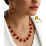 قیمت و خرید ست شرشره عقیق طبیعی وارداتی💎سنگ اصل💎زیورآلات بیوتی