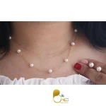 نیم ست مینیمال مرواریدی💎فروشگاه زیورآلات بیوتی
