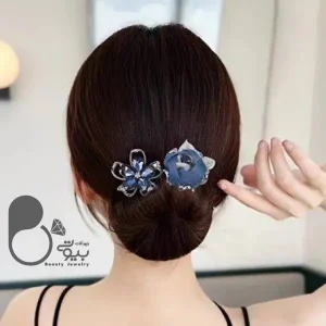 باند فر فلاور نگین دار💎فروشگاه زیورآلات بیوتی