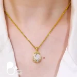 گردنبند قلب یخی ترک با تخفیف💎فروشگاه زیورآلات بیوتی